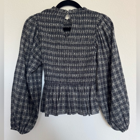 NWOT THE GREAT The Contessa Linen-Blend Top 1 - Picture 8 of 10